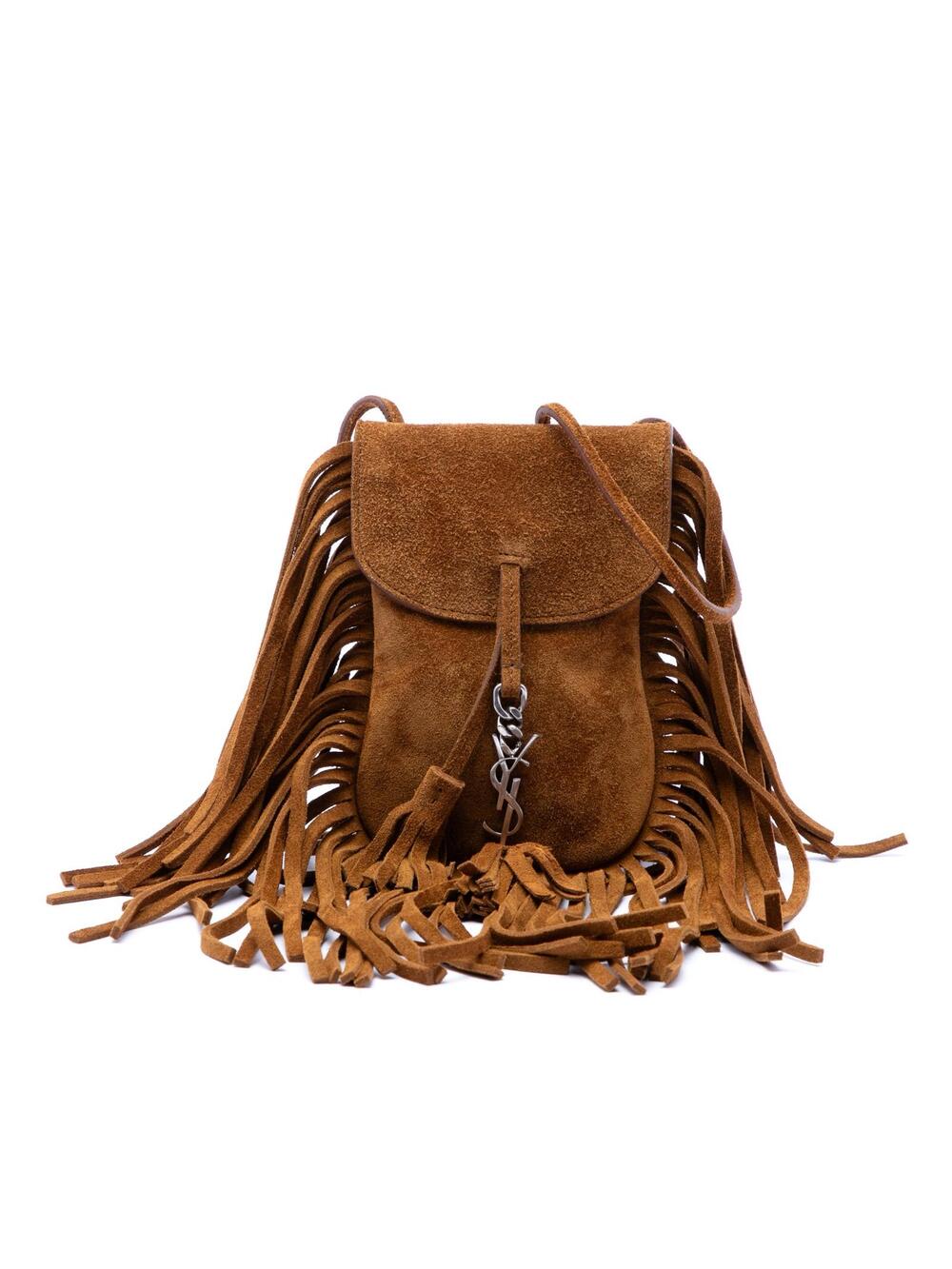 Saint Laurent Toy Suede Anita Fringed #345649S76B